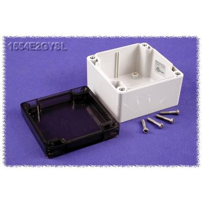 Hammond Electronics 1554E2GYSL Universele behuizing 90 x 90 x 60 Polycarbonaat Grijs 1 stuk(s)