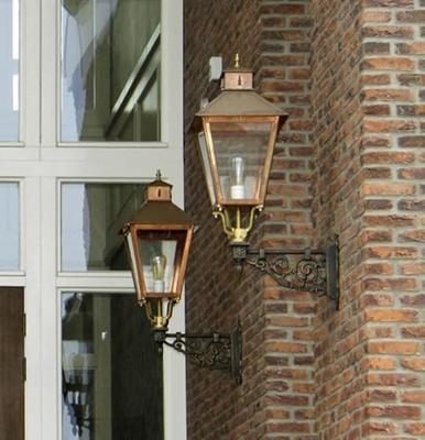 Buitenlamp Wolfsburg L brons