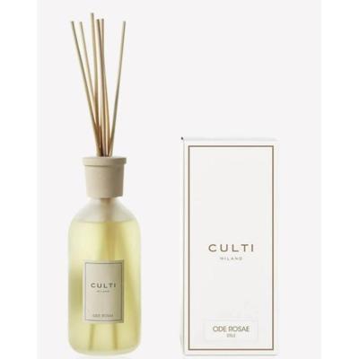 Culti Stile Classic Ode Rosae Geurstokjes White 500ml Culti Stile Classic Ode Rosae Geurstokjes White 500ml