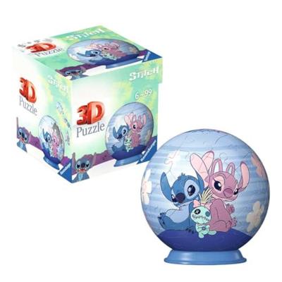 Ravensburger 3d puzzelbal stitch en angel, 54st.