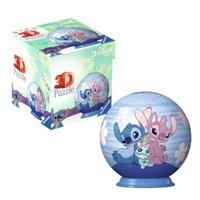 Ravensburger 3d puzzelbal stitch en angel, 54st. - thumbnail