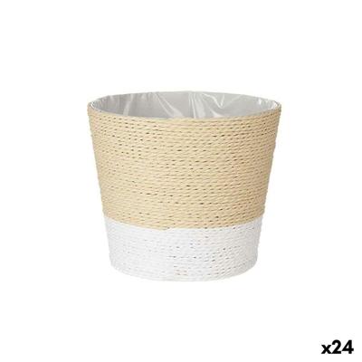 Ibergarden 86434 Wit Touw Plastic 19,5 x 17,5 x 19,5 cm 19,5 x 16,5 x 19,5 cm (24 Stuks)
