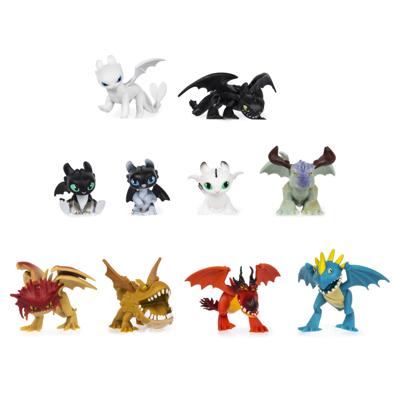 DreamWorks Dragons DreamWorks Draken Legends Evolved, mysterieus verzamelbaar mini-drakenfiguurtje (stijlen kunnen verschillen)