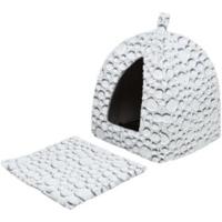 Hut Trixie Wit Grijs 32 × 42 × 32 cm - thumbnail