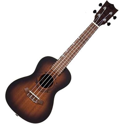 Flight Gemstone Series DUC380 Amber concert ukelele met gigbag