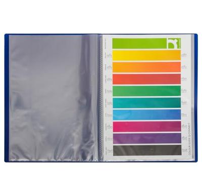Q-CONNECT showalbum, A4, 40 tassen, blauw
