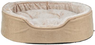 Trixie vital hondenmand lino soft ovaal beige / creme