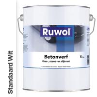 Ruwol Betonverf Standaard Wit 5 liter - thumbnail