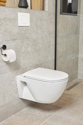 Ben Puro hangtoilet Xtra glaze+ Free flush inclusief zitting wit