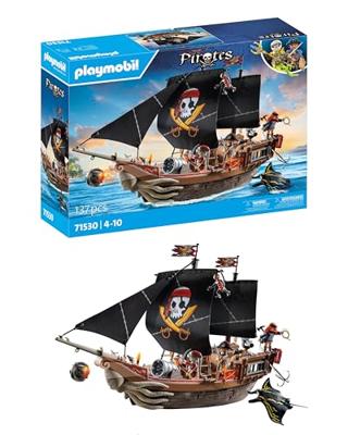 PLAYMOBIL Pirates groot piratenschip 71530