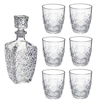 Bormioli Rocco Whiskey Set Dedalo - 7 delige set