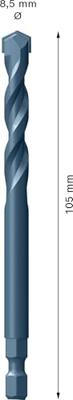 Bosch Accessoires Expert Power Change Plus centreerboor voor gatzaagsystemen TCT 8,5 x 105 mm - 1 stuk(s) - 2608900529 - thumbnail