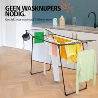 Brabantia HangOn Too Droogrek 22 m Drooglengte Mat Zwart - thumbnail