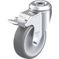 Blickle LKRA-TPA 101G-11-FI Zwenkwiel met rem Wieldiameter: 100 mm Draagvermogen (max.): 110 kg 1 stuk(s) - thumbnail