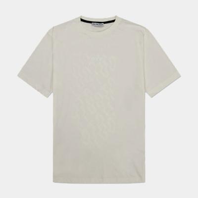 Off The Pitch Backburn Regular T-Shirt 2.0 Heren Wit - Maat XL - Kleur: Geel | Soccerfanshop