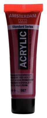 Royal Talens Amsterdam Standard Series Acrylverf Tube 20 ml - Permanentroodviolet 567