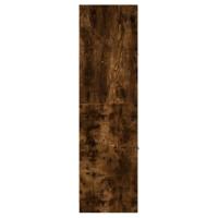 Apothekerskast 30x41x144,5 cm bewerkt hout gerookt eikenkleurig - thumbnail