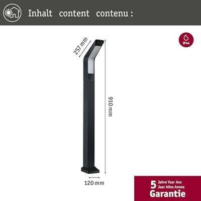 Paulmann 94858 Merano Staande LED-tuinlamp LED 14 W Antraciet - thumbnail
