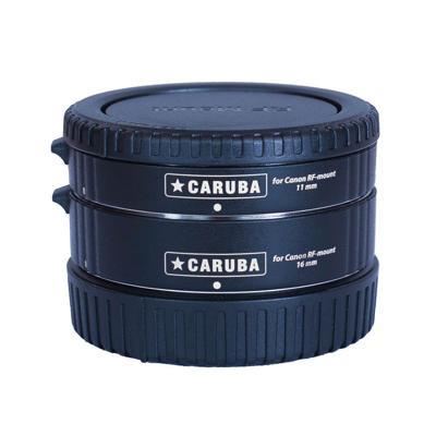 Caruba Extension Tube set Canon RF-mount Chroom (type II) (voor Canon RF/EOS-R camera's/lenzen) Caruba Extension Tube set Canon RF-mount Chroom (type II) (voor Canon RF/EOS-R camera's/lenzen)