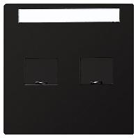 Gira inzetplaat V DRGR MJ zwart S-Color gira