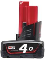 Milwaukee M12 B4 Li-Ion Accu 12V 4.0Ah M12™ - 4932430065 - thumbnail