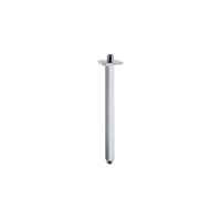 Plafonduitloop Hotbath Mate 30 cm Vierkant Verzwaard Geborsteld Nikkel - thumbnail