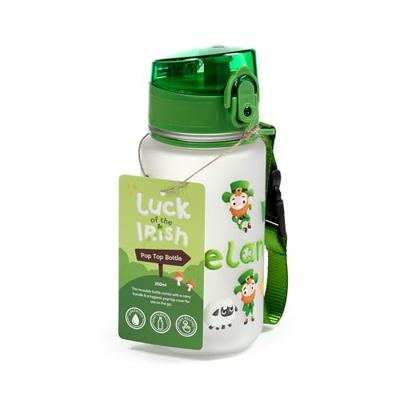 Ierse Gelukskabouter Pop Top 350ml Ecozen Kinder Drinkfles