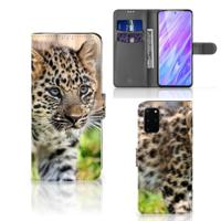 Samsung Galaxy S20 Plus | Telefoonhoesje | Met pasjeshouder | Baby Luipaard - thumbnail