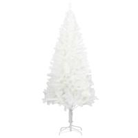 VidaXL Kunstkerstboom met levensechte naalden 240 cm wit - thumbnail