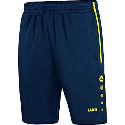 JAKO 8595K Trainingsshort Active Kids - Marine/Fluogeel - 128