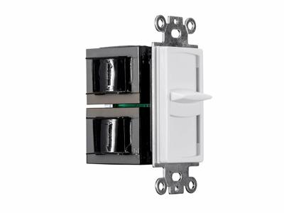 Monoprice 300-Watt Slider Impedantie Bijpassende Volume Control met Color Kit, Sluit meerdere Speaker Paren aan op een enkele Versterker of Ontvanger, Multi-Color, Modelnummer: 138167