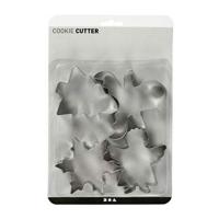 Creativ Company Uitsteekvormen, kerstboom, engel, rendier, sneeuwvlok, h: 8 cm, 4 stuk/ 1 doos - thumbnail