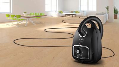 Bosch BGB6X320 Stofzuiger met zak Zwart