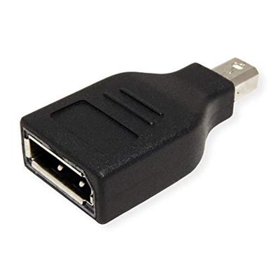 VALUE DisplayPort adapter, Mini DP Male - DP Female
