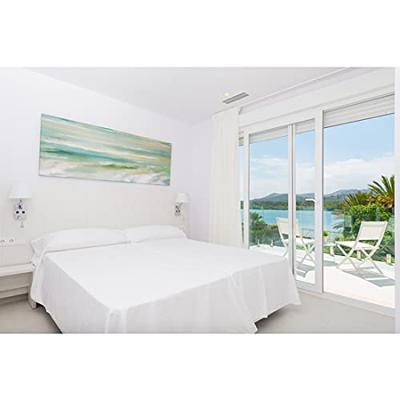 Set beddengoed Hosteline IRIS PREMIUM Wit Bed van 90 Set beddengoed Hosteline IRIS PREMIUM Wit Bed van 90