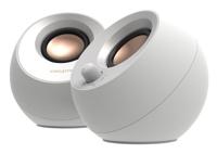 Creative Pebble V3, 2.0 2.0 PC-luidsprekers Kabelgebonden, Bluetooth 8 W Wit - thumbnail