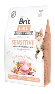 Brit Care Sensitive Healthy Digestion & Delicate Taste kattenvoer 7 kg