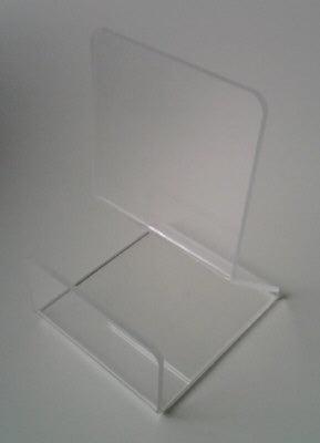 Acryl-boekensteun 75x120mm diep 85 mm - 40 stuks