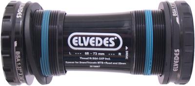 Elvedes Trapas hollowtech sram/truvativ mtb/race zwart