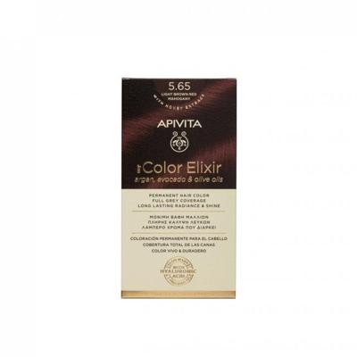 Apivita Hair Color Elixir Permanent Hair Color 5.65 Set Apivita Hair Color Elixir Permanent Hair Color 5.65 Set