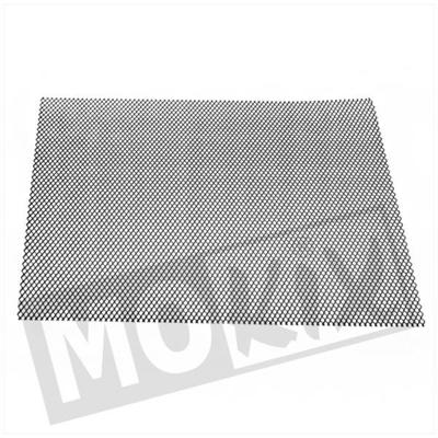 Race gaas fijn zwart 30x30 cm,