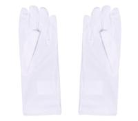 Witte kinder handschoenen 17 cm - thumbnail