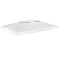VidaXL Prieeldak 2-laags 310 g/m² 4x3 m wit - thumbnail