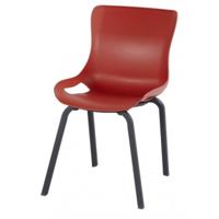 Sophie pro element stacking chair stoel zwart/rood Hartman - Hartman - thumbnail