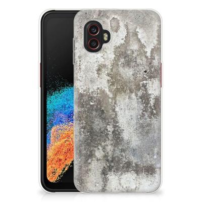 Samsung Galaxy Xcover 6 Pro | TPU | Siliconen hoesje | Beton Print Samsung Galaxy Xcover 6 Pro | TPU | Siliconen hoesje | Beton Print