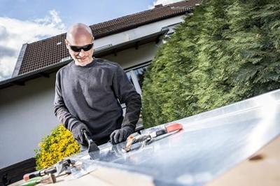 Wolfcraft Veiligheidsbril | OUTDOOR | Getint | 1 stuk - 4933000