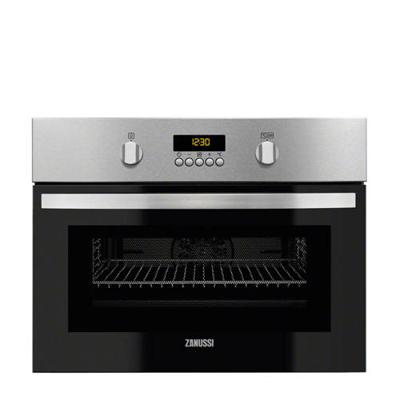 Zanussi ZNF44X Elektrische oven 43 l Zwart, Roestvrijstaal