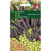 Zaden Capucijners Blauwschokkers Ras Ezetha 100g Tuinplus - Tuinplus - thumbnail