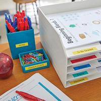 Dymo D1 tape 12 mm, zwart op geel - thumbnail