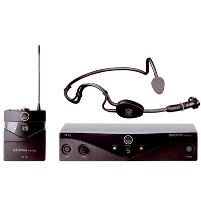 AKG Perception Wireless Sports set band A draadloos headset systeem AKG Perception Wireless Sports set band A draadloos headset systeem